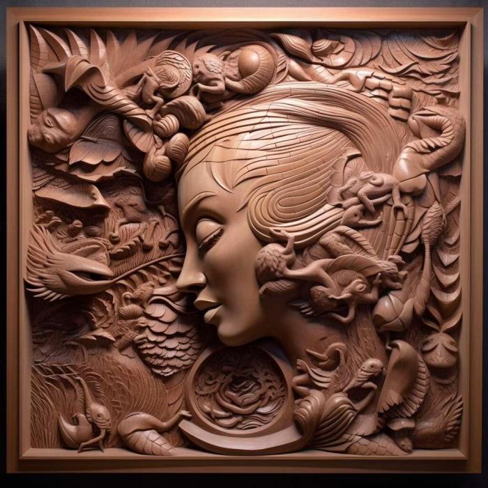 نموذج ثلاثي الأبعاد لآلة CNC 3D Art 